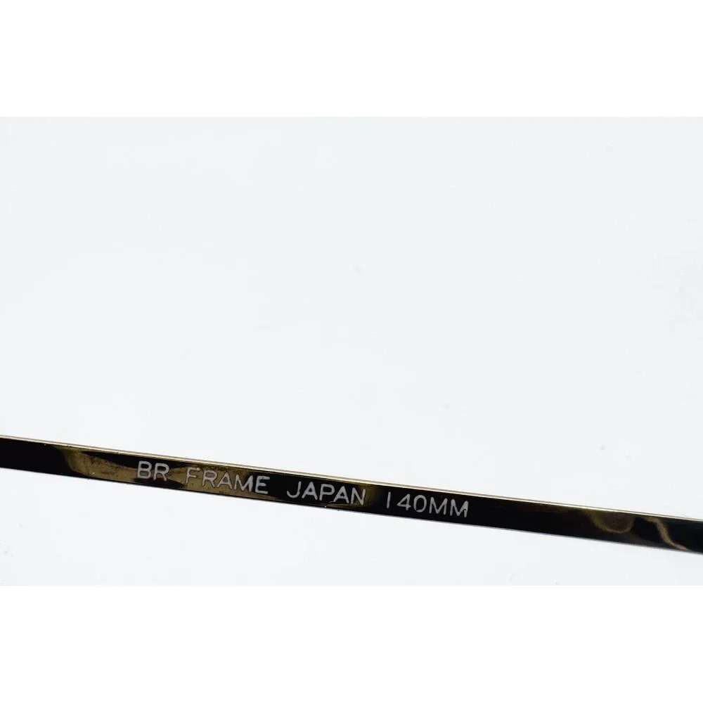 Charmant Eyeglasses Frames Women Gold Semi-Rimless Zig Zag Temple 4733 140mm